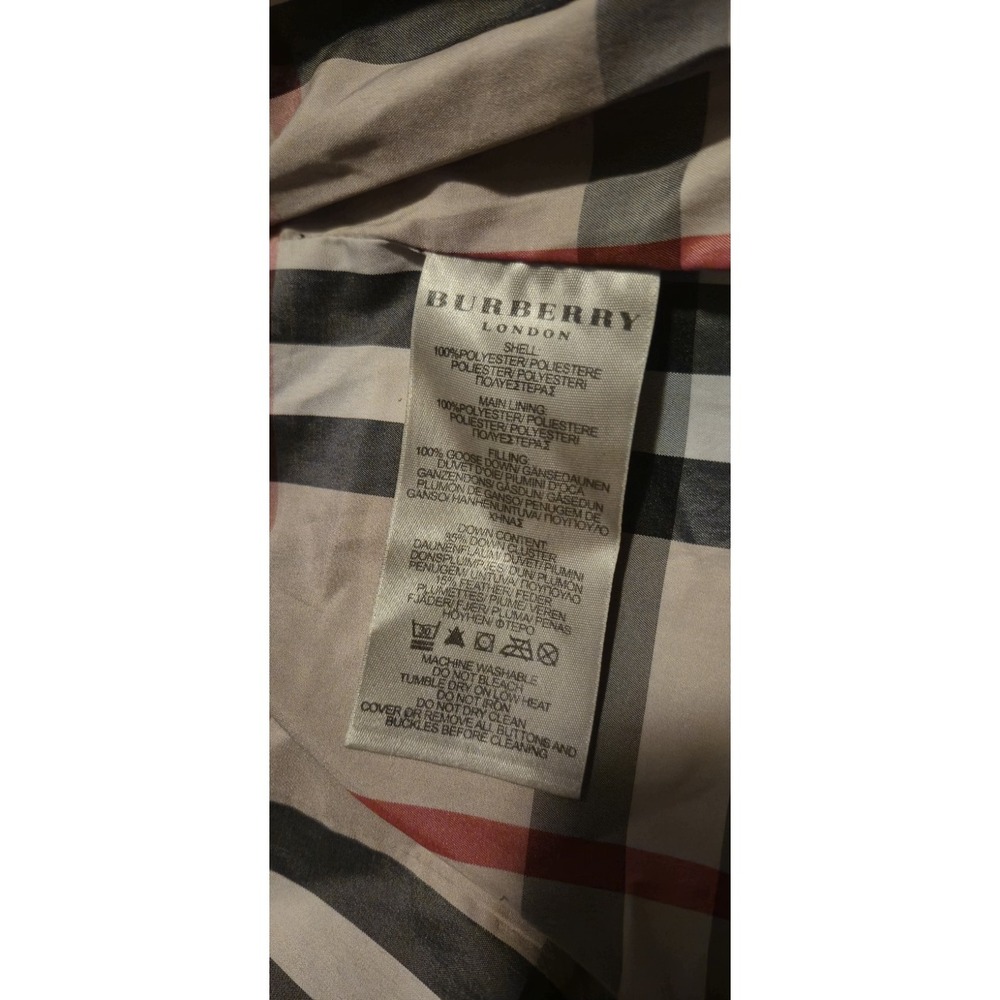 Burberry Brit Down Coat Size 6 + Pants XS + Nova Check Scarf Designer Lot 💎🧥🧣 - Picture 3 of 9
